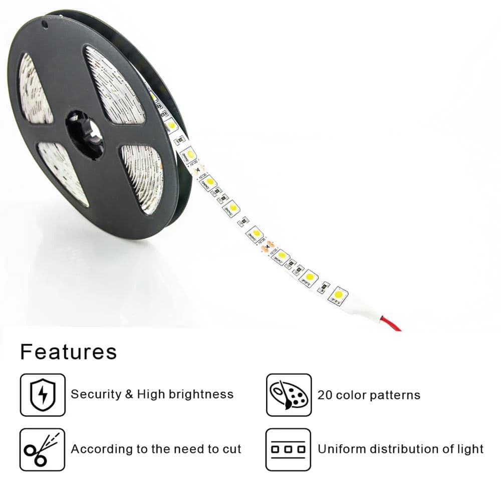 Best deal 💯 WBM SMART Multi-Color LED Strips Lights Kit, Durable, RF Remote Control (2X5M) (Pack of 3) ✔️ 4 Best deal 💯 WBM SMART Multi-Color LED Strips Lights Kit, Durable, RF Remote Control (2X5M) (Pack of 3) ✔️ - Image 2